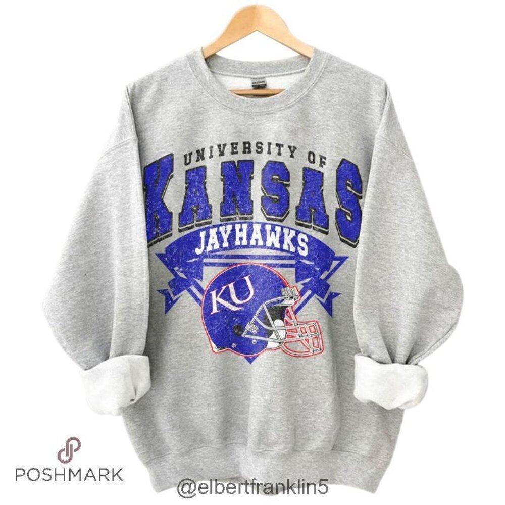 Kansas Jayhawks Football Ncaa Sweatshirt Elbertfranklin5